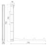 Afbeeldingen van Siro Wasdroger metaal - boorafstand 64mm/L 177mm/H 19mm/B 13mm RVS effect 