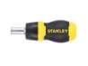 Afbeeldingen van Stanley ratelschroevendraaier multibit Stubby - inclusief 6 bits