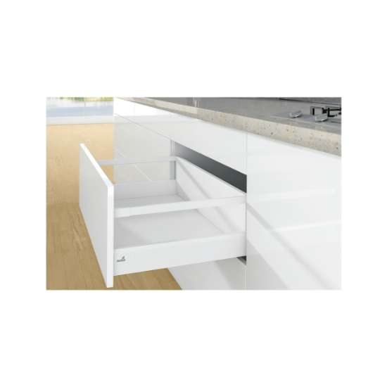 Afbeeldingen van Frontlade Set met Reling H218/94 L350 Wit