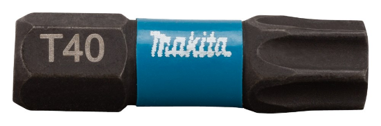 Afbeeldingen van Makita Slagschroefbit X Impact Black - T40x25mm