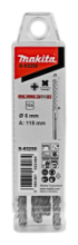 Afbeeldingen van Makita P4S:Sds-Plus Boor 6X110Mm 10St B-63258