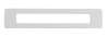 Afbeeldingen van Siro Meubelgreep metaal - boorafstand 96mm/L 118mm/H 24mm/B 10mm wit mat 