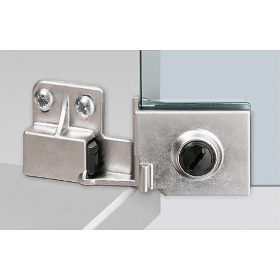 Afbeeldingen van Hettich Glasdeurscharnier ET 5150, vernikkeld, mat