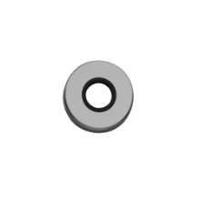 Afbeeldingen van INTERSTEEL Rozet rond verdekt aluminium F1 3090