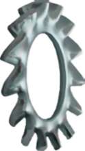 Afbeeldingen van Tandveerring bu.vert m16 gegalv din6798a