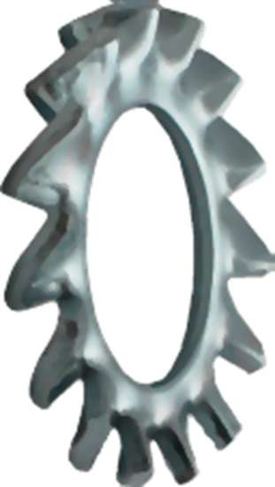 Afbeeldingen van Tandveerring bu.vert m16 gegalv din6798a