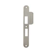Afbeeldingen van INTERSTEEL Sluitplaat 192x25x1,5mm tbv 55pc SKG sluitkom, afgerond met korte lip, DIN links rvs 9508