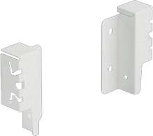 Afbeeldingen van Hettich Set achterwandverbinder ArciTech 94 mm, wit, links en rechts