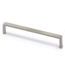 Afbeeldingen van Hettich Greep Baldone, boorafstand 128, L 136 mm, B 11 mm, H 26 mm, roestvrij staal finish geborsteld
