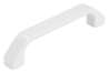 Afbeeldingen van Siro Meubelgreep kunststof - boorafstand 96mm/L 117mm/H 25mm/B 14mm - wit 