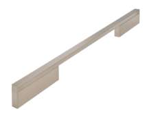 Afbeeldingen van Siro Meubelgreep metaal - boorafstand 192/288mm/L 316mm/H 29mm/B 10mm RVS effect 