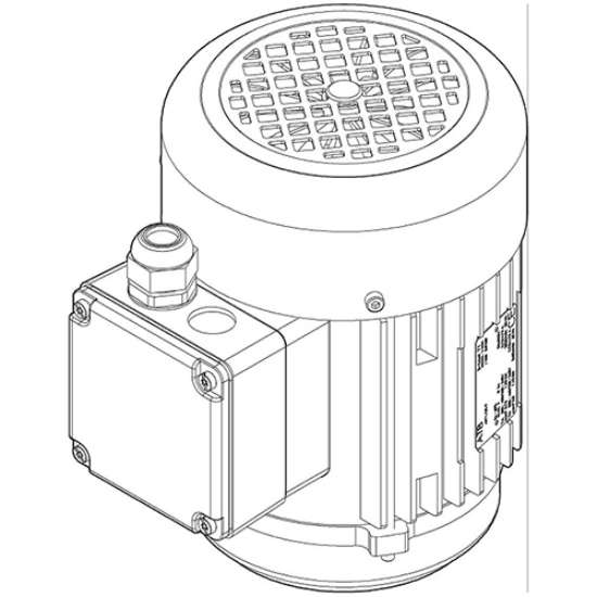 Afbeeldingen van Blum 3 phasenmotor voor Minipress - 3x220/400V MOTOR