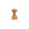 Afbeeldingen van Siro Meubelknop hout - L 15mm/H 29mm/B 15mm grenen gelakt 