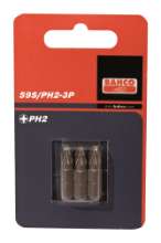 Afbeeldingen van Bahco bits ph0 25mm 4 stuks blister a 3 stuks