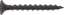 Afbeeldingen van Kelfort gipsplaatschroef - 3.9x35mm - zwart gefosfateerd grofdraad, 1000 stuks 