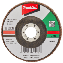 Afbeeldingen van Makita Lamellenschijf D-28101 - Ø125mm - C80 