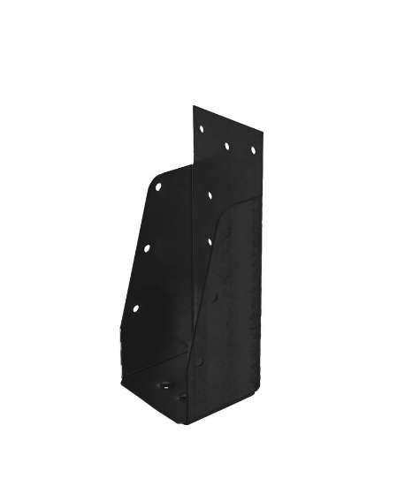 Afbeeldingen van GB balkdrager GBS-ZL - 50x100x1,5mm - epoxycoating zwart
