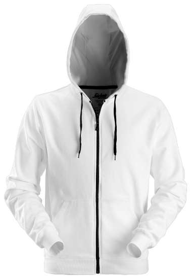 Afbeeldingen van Snickers zip hoodie 2801-0900 maat 2XL wit