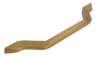 Afbeeldingen van Siro Meubelgreep metaal - boorafstand 160mm/L 186mm/H 32mm/B 9mm vintage goud 