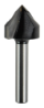 Afbeeldingen van Makita V-groeffrees - Ø19x16mm 90° - schacht Ø6mm 2 beitels