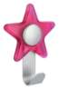 Afbeeldingen van Siro Kapstokhaak metaal - L 97mm/H 30mm/B 71mm roze/aluminium 