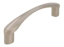 Afbeeldingen van Siro Meubelgreep metaal - boorafstand 96mm/L 112mm/H 30mm/B 15mm - RVS effect 