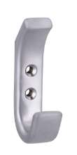 Afbeeldingen van Siro Kapstokhaak metaal - boorafstand 16mm/L 84mm/H 43mm/B 20mm - chroom mat 