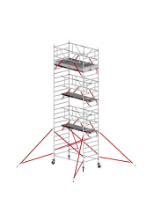 Afbeeldingen van Altrex rolsteiger RS Tower 52-S - werkhoogte 8.2 meter - platformlengte 2.45 meter fiber