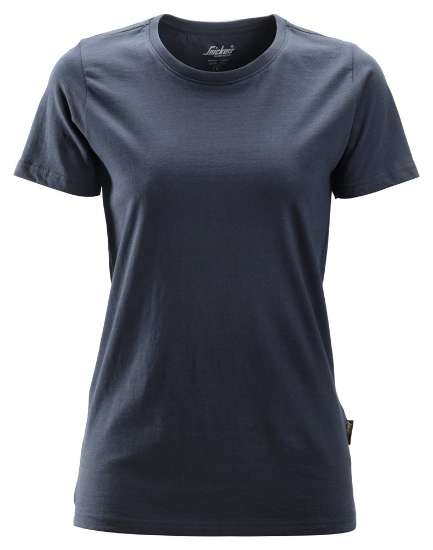 Afbeeldingen van Snickers dames t-shirt 2516-9500 mtXS donker blauw