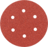 Afbeeldingen van Kelfort schuurschijf 150mm rood 10st 6 gaten