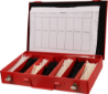 Afbeeldingen van Kelfort Assortimentkist - rood met bundelbandjes 