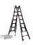 Afbeeldingen van Altrex vouwladder Velocity Black Pro - 4x6 sporten - 7.68 meter werkhoogte