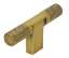 Afbeeldingen van Siro Meubelknop metaal - L 72mm/H 32mm/B 12mm vintage goud 