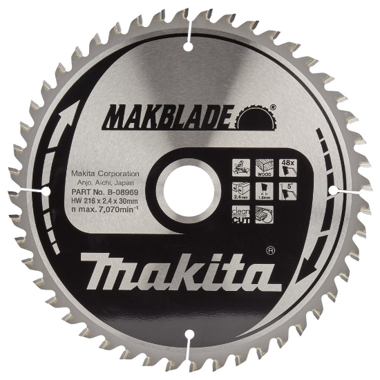 Afbeeldingen van Makita Zaagb Hout 216x30x48T 5G B-08969