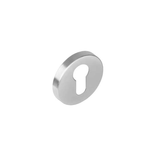Afbeeldingen van INTERSTEEL Rozet set rond met profielcilindergat rvs geborsteld 3715