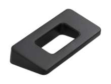 Afbeeldingen van Siro Meubelgreep metaal - boorafstand 32mm/L 54mm/H 24mm/B 10mm mat zwart 