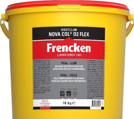 Afbeeldingen van Frencken Houtlijm novacol flex - 10 kg