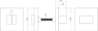 Afbeeldingen van INTERSTEEL WC-sluiting vierkant met stift 8mm RVS 3510