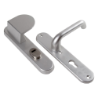 Afbeeldingen van Ami Veiligheidslangschild 250/15 Deurduwer 90/83 / Deurkruk 356 Linkswijzend - M6 - RVS-look 