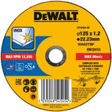 Afbeeldingen van DeWALT Doorslijpschijf inox DT43904