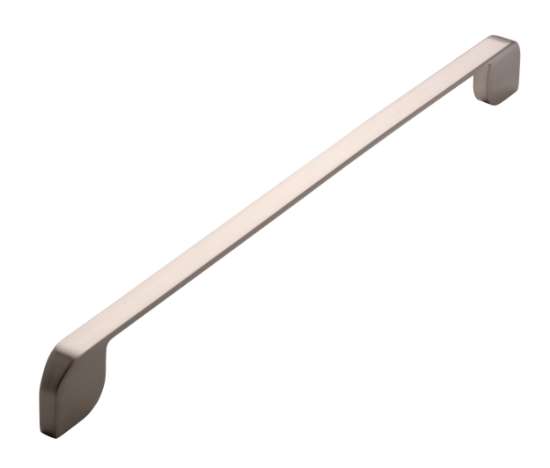 Afbeeldingen van Siro Meubelgreep metaal - boorafstand 320mm/L 328mm/H 30mm/B 12mm RVS effect 