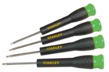 Afbeeldingen van Stanley precisie schroevendraaierset - 4 delig 