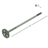 Afbeeldingen van GB Flex-5 plug300 Ø8 Nylon