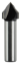 Afbeeldingen van Makita V-groeffrees - Ø19x16mm 90° - schacht Ø12mm 2 beitels