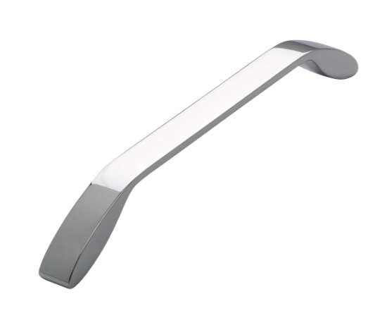 Afbeeldingen van Siro Meubelgreep metaal - boorafstand 192mm/L 209mm/H 30mm/B 15mm chroom glanzend 