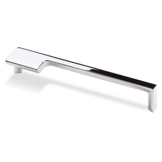 Afbeeldingen van Hettich Greep Zenga rechts, boorafstand 192, L 201 mm, B 36 mm, H 30 mm, glans verchroomd