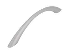 Afbeeldingen van Siro Meubelgreep metaal - boorafstand 128mm/L 163mm/H 28mm/B 10mm - aluminium 