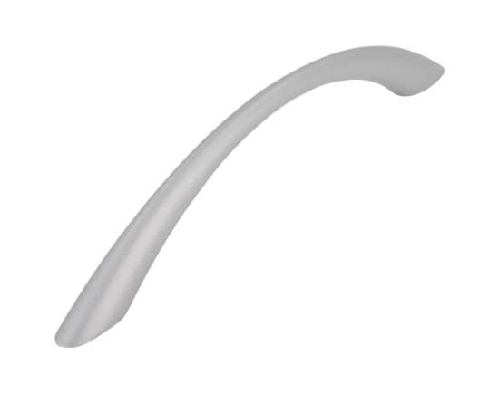 Afbeeldingen van Siro Meubelgreep metaal - boorafstand 128mm/L 163mm/H 28mm/B 10mm - aluminium 