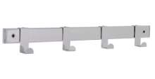 Afbeeldingen van Siro Haaklijst metaal - boorafstand 368mm/L 404mm/H 33mm/B 51mm - chroom glanzend 
