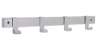 Afbeeldingen van Siro Haaklijst metaal - boorafstand 368mm/L 404mm/H 33mm/B 51mm - chroom glanzend 
